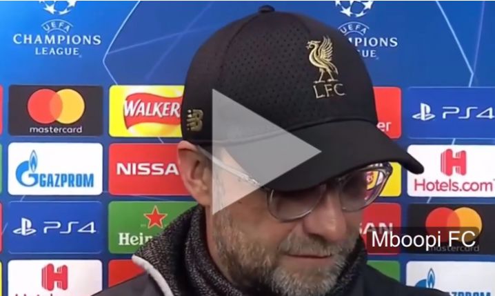 Jurgen Klopp popatrzył na zegarek i... [VIDEO]